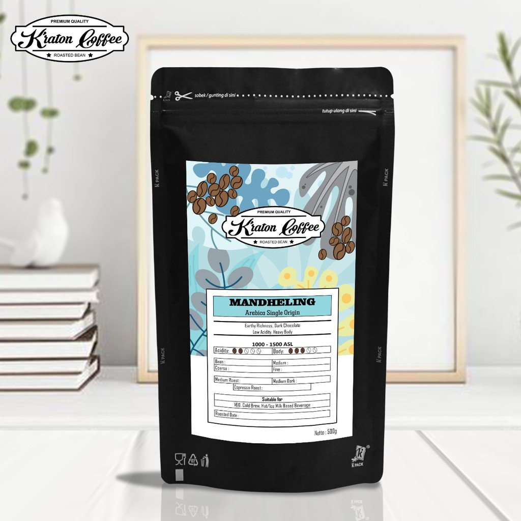 

Biji Kopi Kraton Arabika Mandheling Arabica Bean Single Origin
