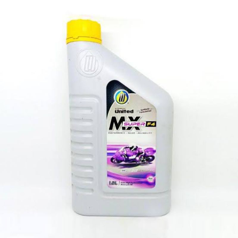 United MX Super F4 20W50 1.2L Oli Motor Roda 3 tossa viar