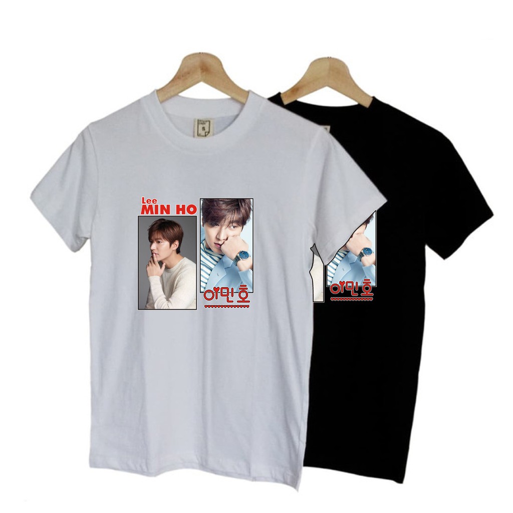 Kaos Baju Oblong Lee min ho Combat 30s Premium