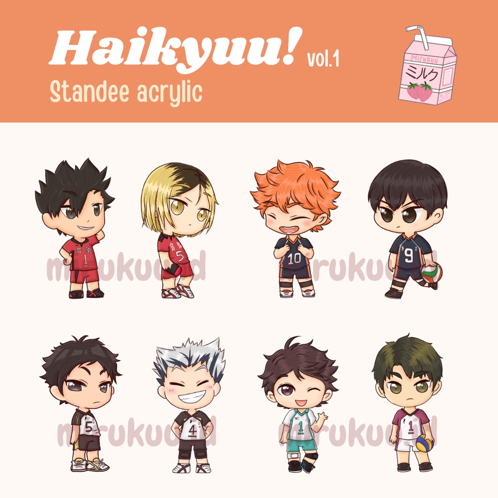 Standee haikyuu anime merch