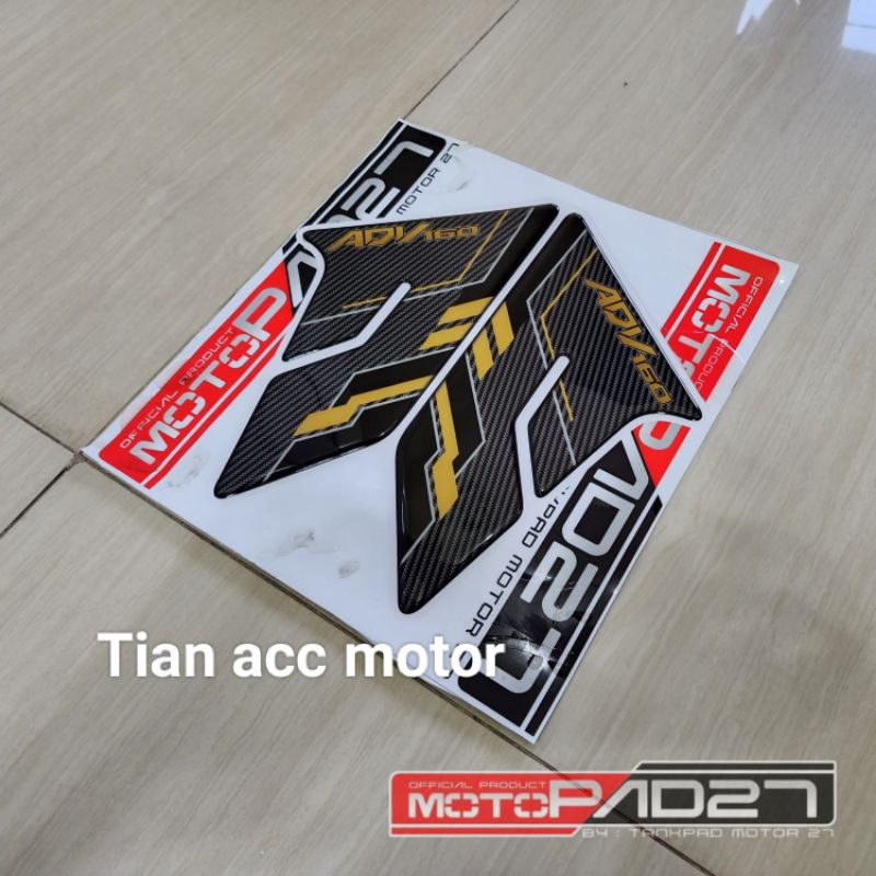 sticker stiker resin sayap depan / body samping depan Honda ADV 160