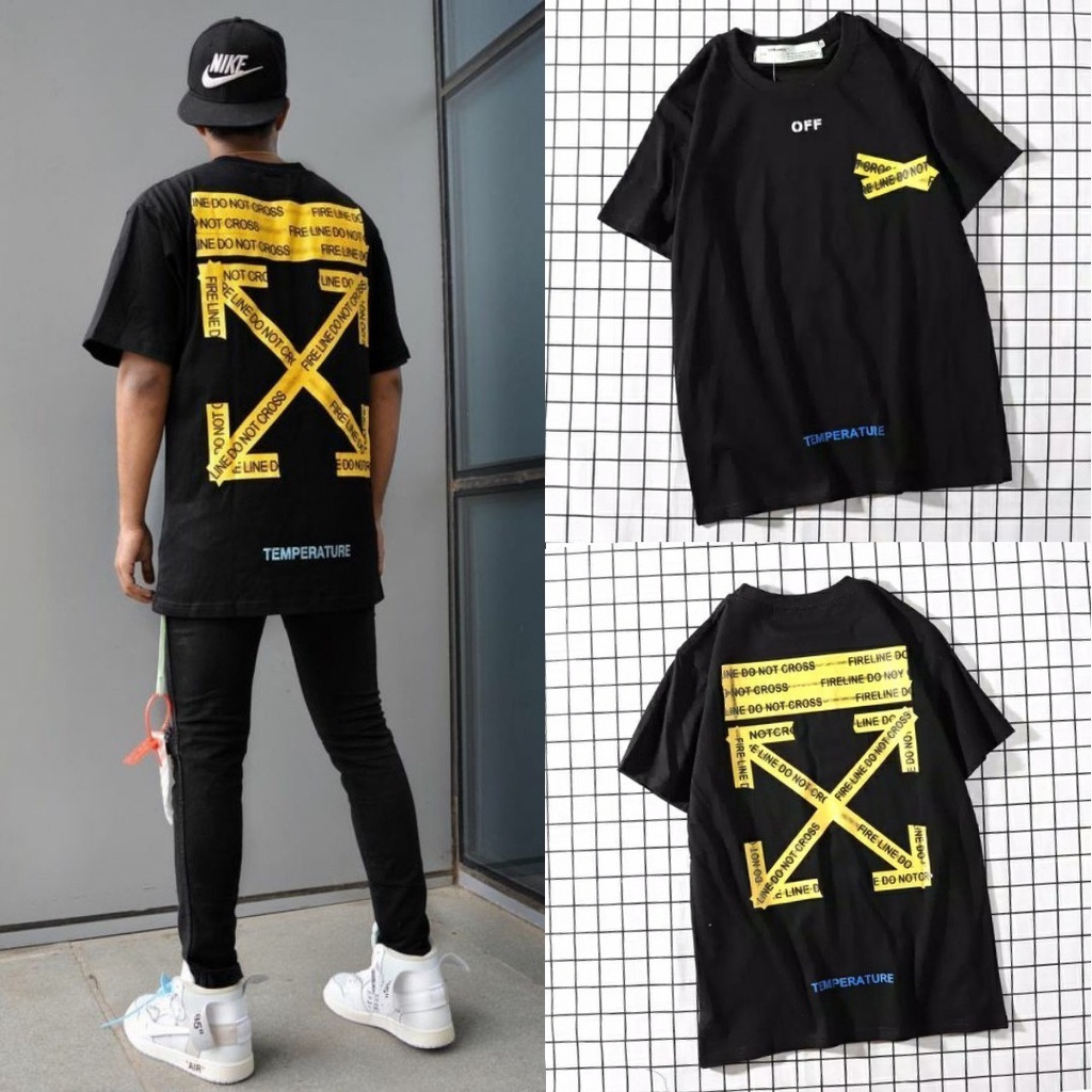 OFF WHITE KAOS DISTRO PRIA OFF WHITE