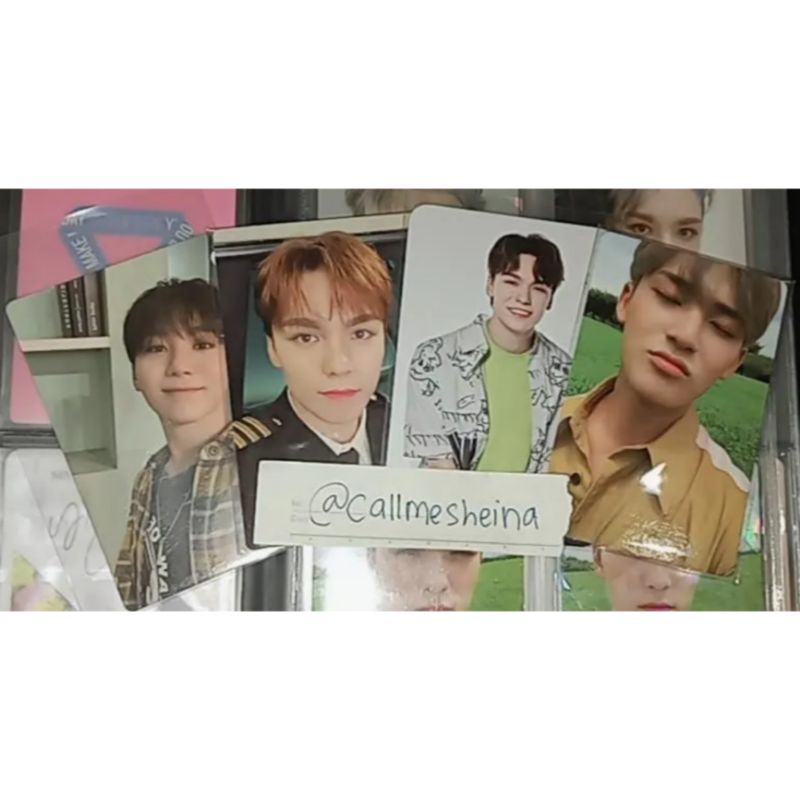 Clearance sale pc photocard mingyu chimumu cimumu an ode hope vernon pilot seungkwan attacca carat v