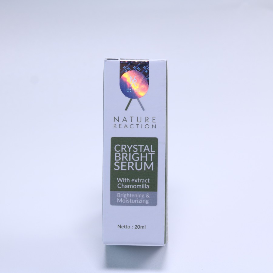 Serum NR Nature Reaction Crystal Bright Serum Agar Wajah Glowing  20ml Serum NR Glow / NR