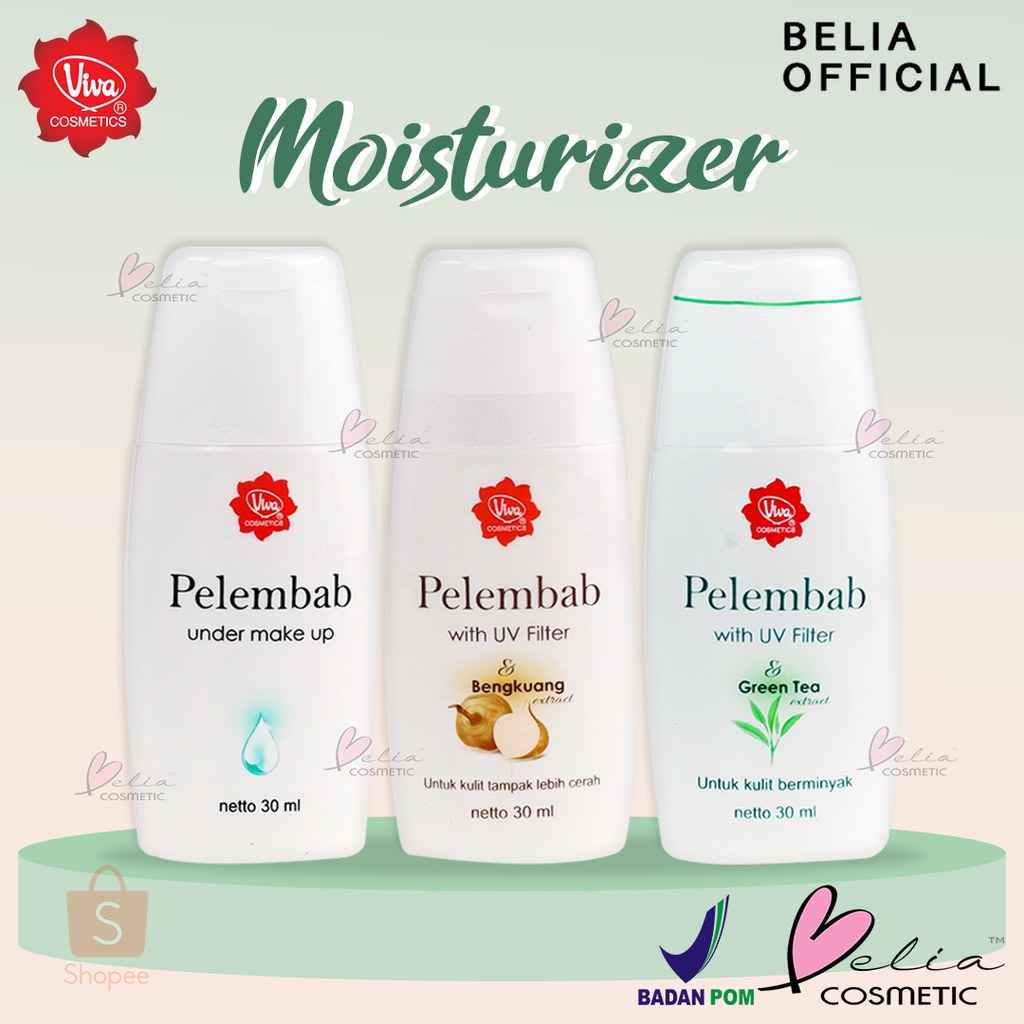 ❤ BELIA ❤ Viva Pelembab Under Make Up with UV Filter, Bengkuang/Green Tea Extract 30ml