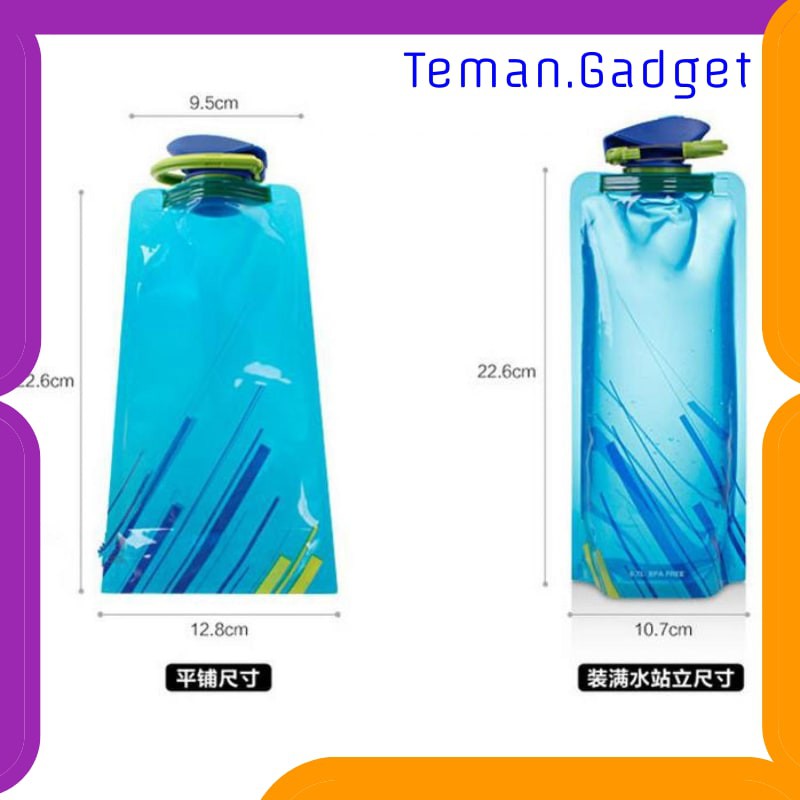 TG-FS249 TaffSPORT Botol Minum Lipat 700ml - S29