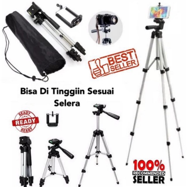 Jual Tripod Portable Tf 3110 3120 Panjang 1 Meter Ringan Kaki Tripod Tf 3110 Standing 9414