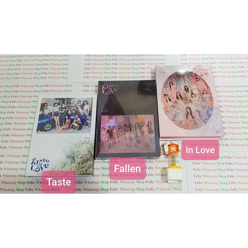 Twice Taste Of Love Official Album (Boleh Pilih Member)