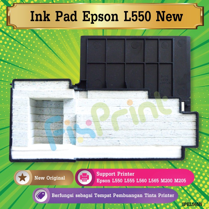 Ink Pad Tempat Busa Pembuangan Tinta Printer Epson L550 L555 L560 L565 M200 Waste Tank Original