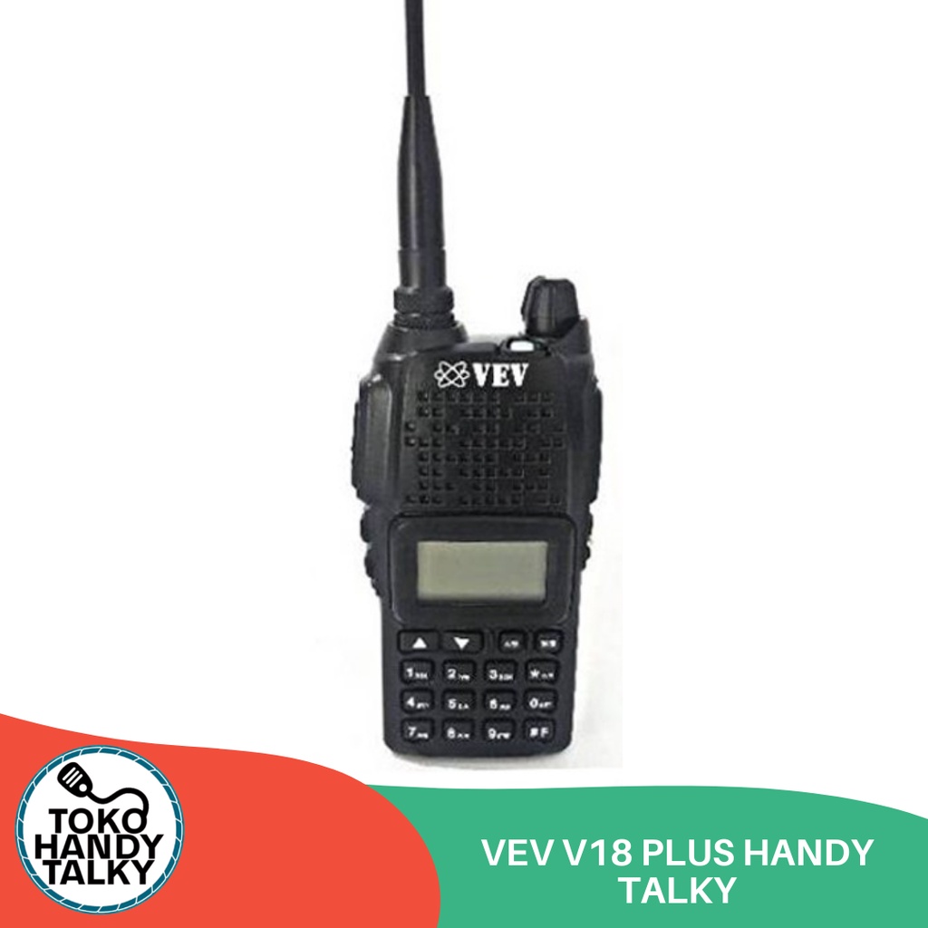 HANDY TALKY VEV V18 PLUS NEW ORIGINAL GARANSI RESMI POSTEL