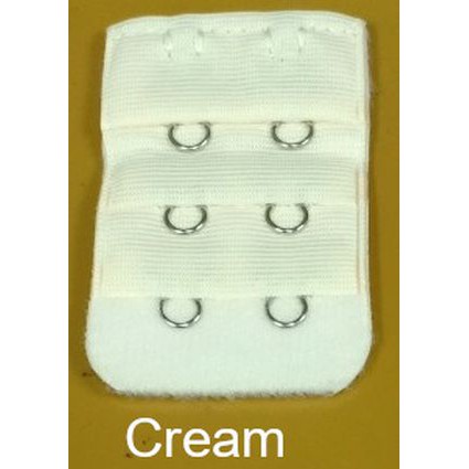 Pengait Bra Extension / Penyambung tali BH 2 kait / Sambungan Bra Save-Cream