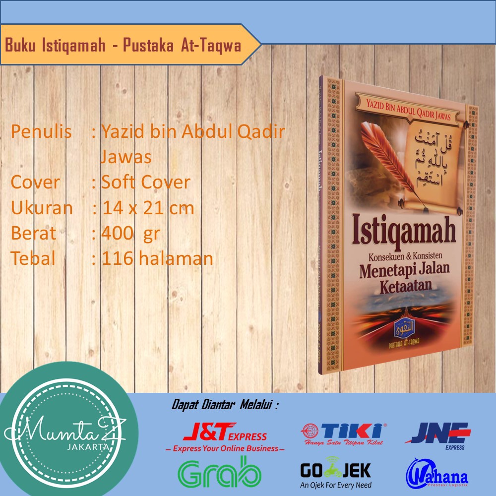 Buku Istiqamah Menepati Jalan Ketaatann - Pustaka At-Taqwa