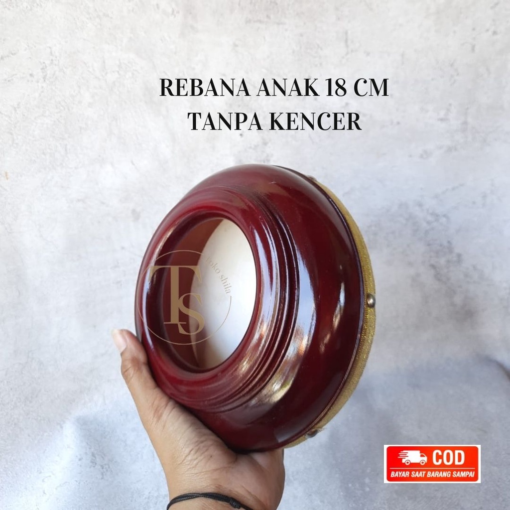 mainan alat musik  ukuran 18 cm  anak gendang alat musik  alat musik tradisional rebana mainan anak