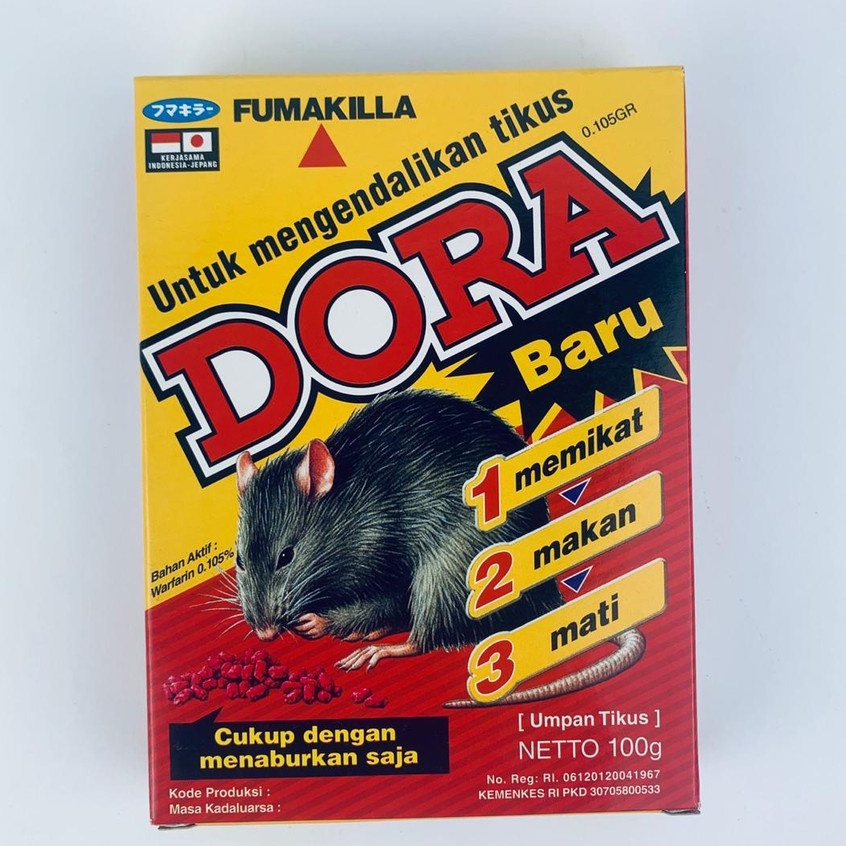 FUMAKILLA DORA RACUN TIKUS 100g/ 200g