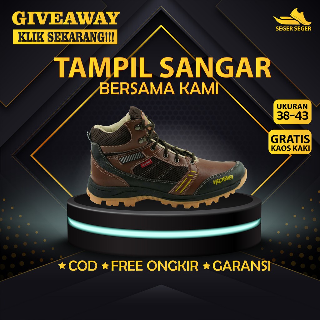 Sepatu Boots Boot Caterpillar Kulit Pria Cowok Original Kasual Casual Hiking Gunung Kerja M045