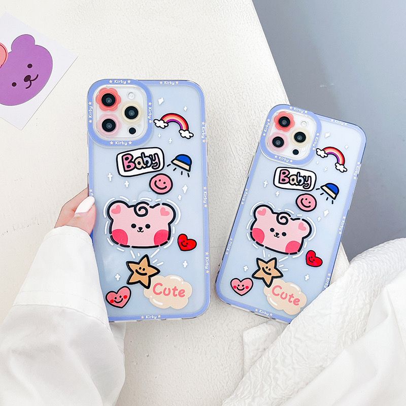 FH26 Softcase Protection Teddy Bear Beruang Xiaomi Redmi 9 Prime 9A 9i 9C 9T Note 8 Pro 9 Poco M3 X3 Pro, Samsung A02/M02 A02s/M02s A10 A10s A11/M11 A12 A20/A30/M10s A20s A21s A50 A50s A30s J2 Prime