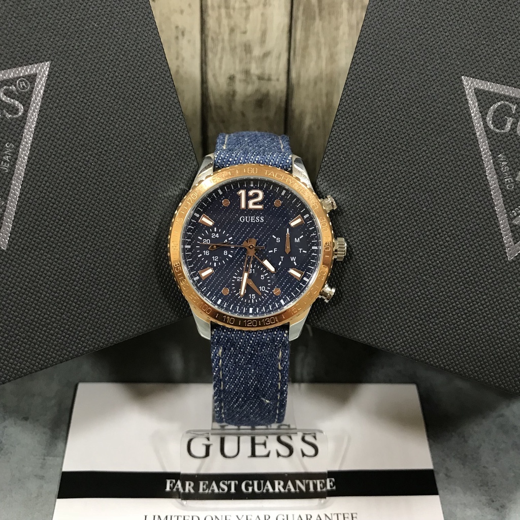 Jam Tangan Guess Wanita Original Blue - W1057L1 GW 1057 L1