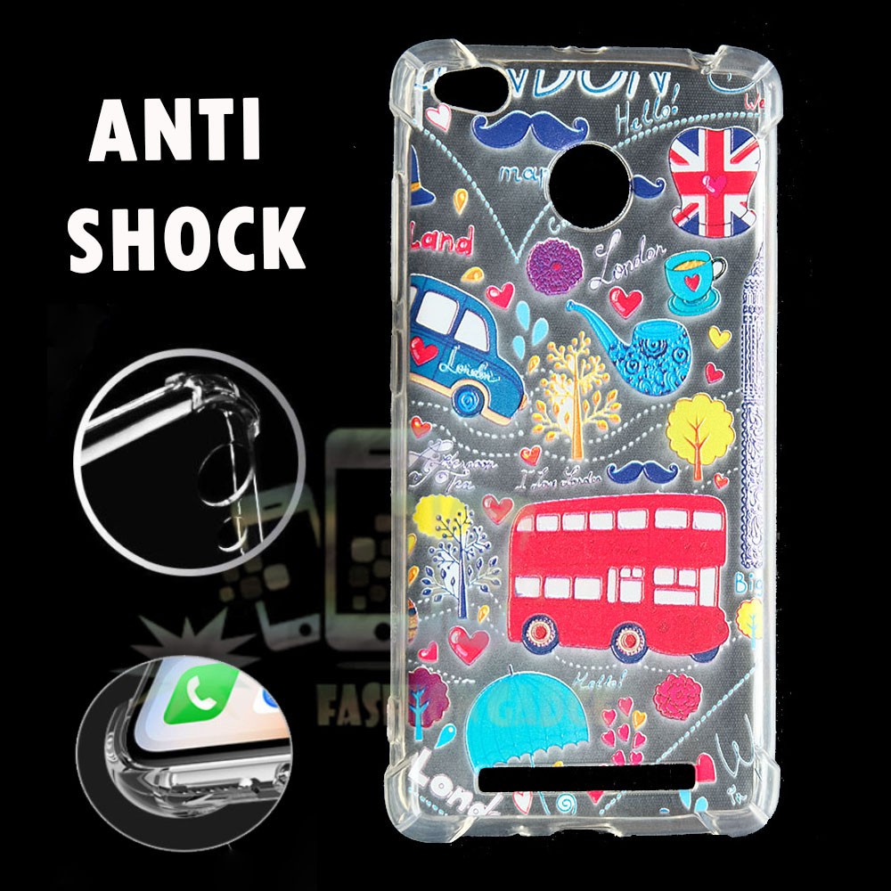 ANTI CRACK 14 gambar Xiaomi Redmi 4X Case Anti Shock / Casing Anti Crack / Softcase Motif Unik Soft Silikon