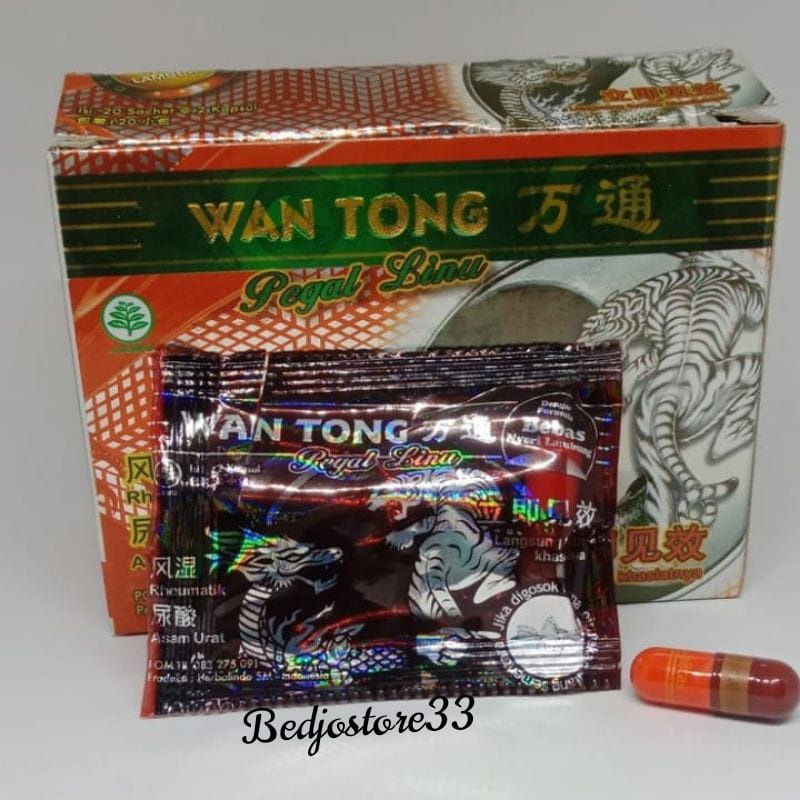 WanTong Kapsul / Jamu Wan tong Original Obat Asam Urat Rematik