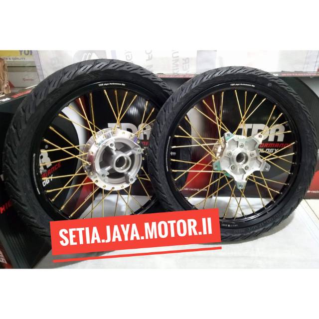 Paketan Velg TDR plus ban CB 150 R new - CBR 150 R - Velg TDR 140 140 17 sepaket bonus stel pnp CBR