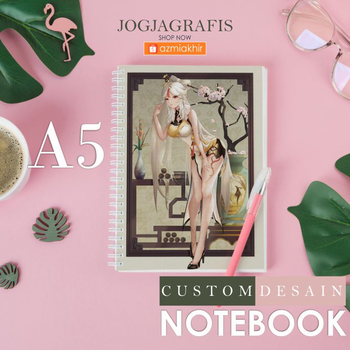 

Buku Tulis Serial Anime Sexy Girl Custom Desain / Notebook A5 / Buku Agenda 50 Lbr [tanpa minimal order]