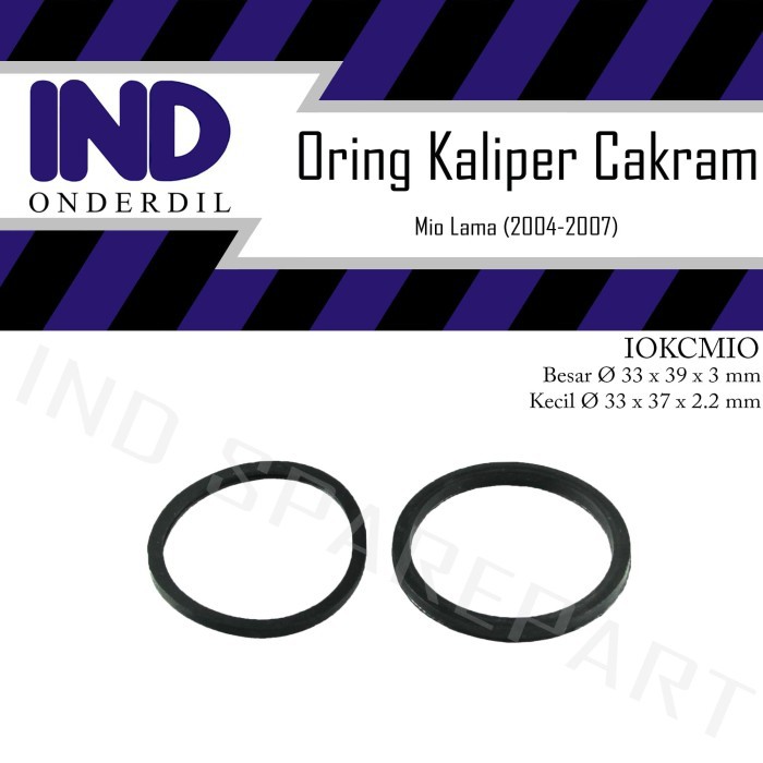 IND Onderdil Oring-Karet-Seal Piston Kaliper Cakram Depan Mio Old 2004-2007