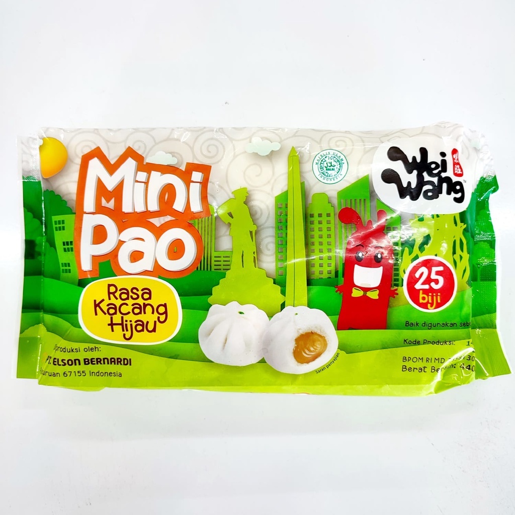 

WEI WANG MINI PAO KACANG HIJAU