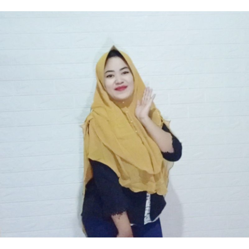 JILBAB MURAH jilbab NUHA MUTIARA CERUTI/Jilbab Khimar jilbab instan