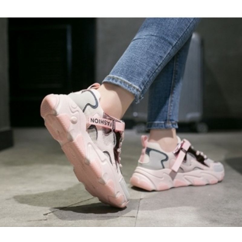 Sepatu Sneakers Dewasa Wanita Import Korea Style DAEGU Sepatu Running Fashion Tali Bisa COD