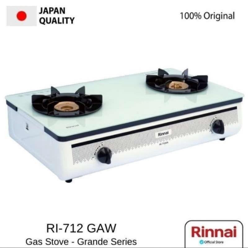 Jual Kompor Gas Rinnai Ri 712 Ga W Shopee Indonesia