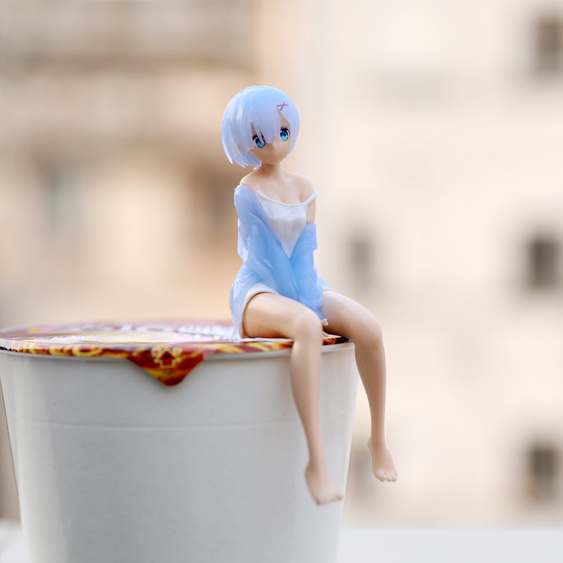 Mainan Action Figure Rem Re: Life In A Different World From Zero Piyama Perempuan Bahan PVC Ukuran 14cm