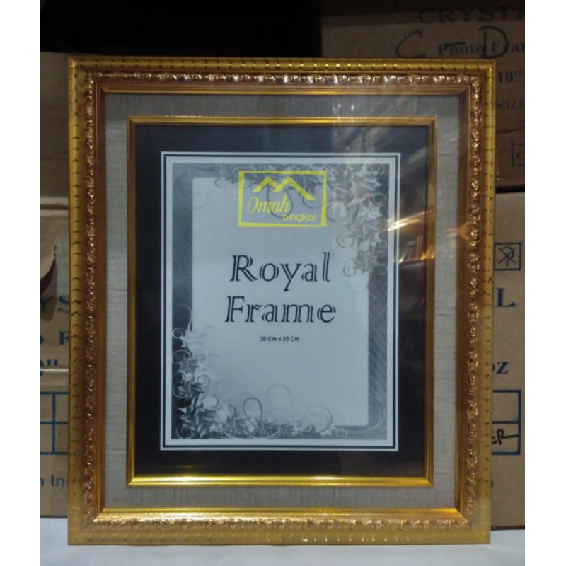 Bingkai/Frame Foto 8R/10R Full (20x25cm) Linen Ukir