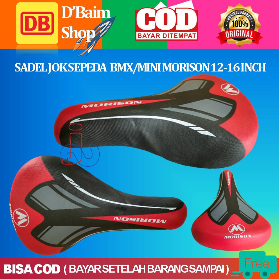 Sadel Jok Sepeda BMX Morison 12 Inch - 16 Inch Sadel Jok Sepeda Murah