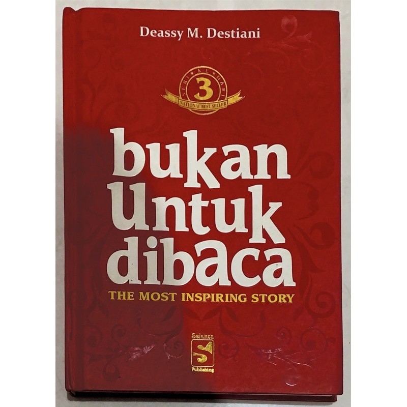 Buku Novel Bukan Untuk Dibaca 3 Preloved Genre Psikologi