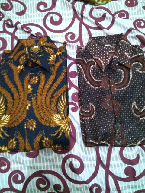 Kemeja Batik Pria Ppbtk07 Modern Lengan Panjang Casual Modis Trendy Masa Kini M L Xl Asli Pekalongan