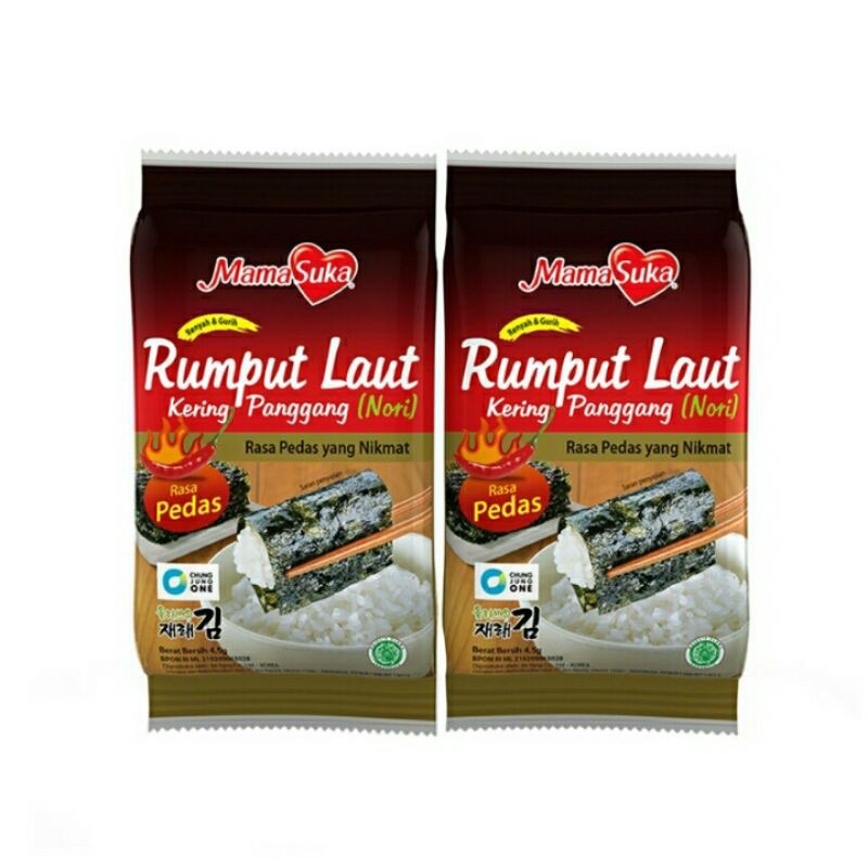 Mamasuka Rumput laut nori per pcs 4.5gr