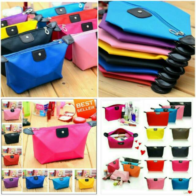 DOMPET KOSMETIK MAKE UP COSMETIC POUCH - WARNA ACAK