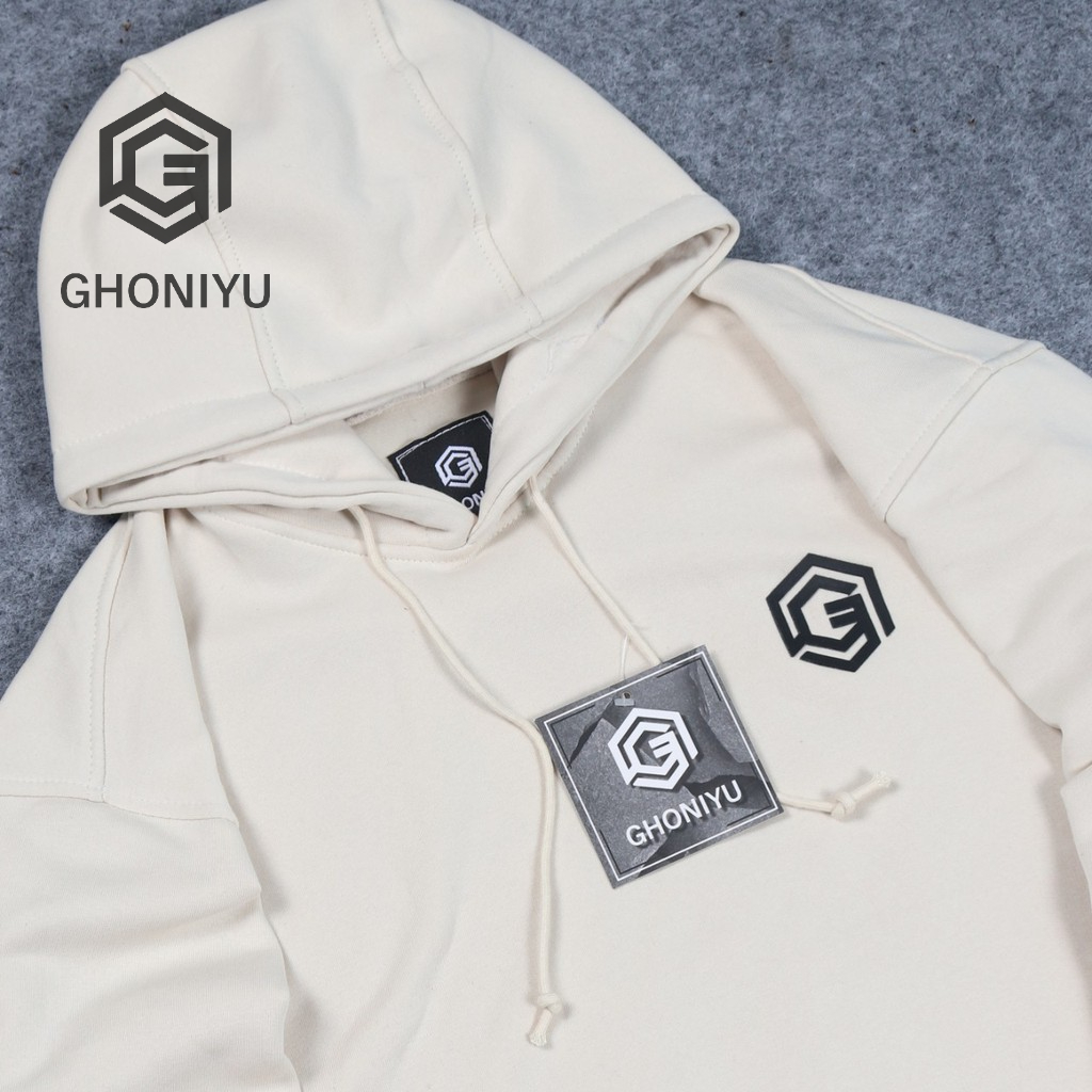 001 Jaket Distro Simple Sweater Ghoniyu High Density G logo Hoodie Premium Unisex Limited