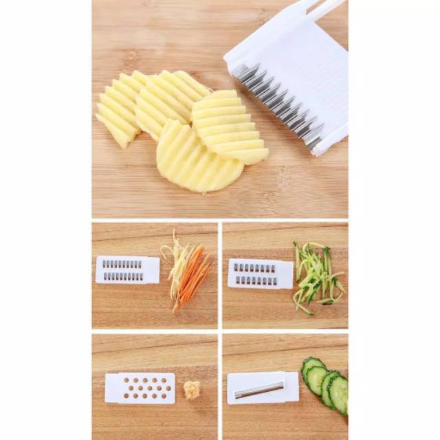 Parutan Serbaguna 4 in 1 / Parutan Buah / Parutan Sayur Multifungsi Vegetable Slicer