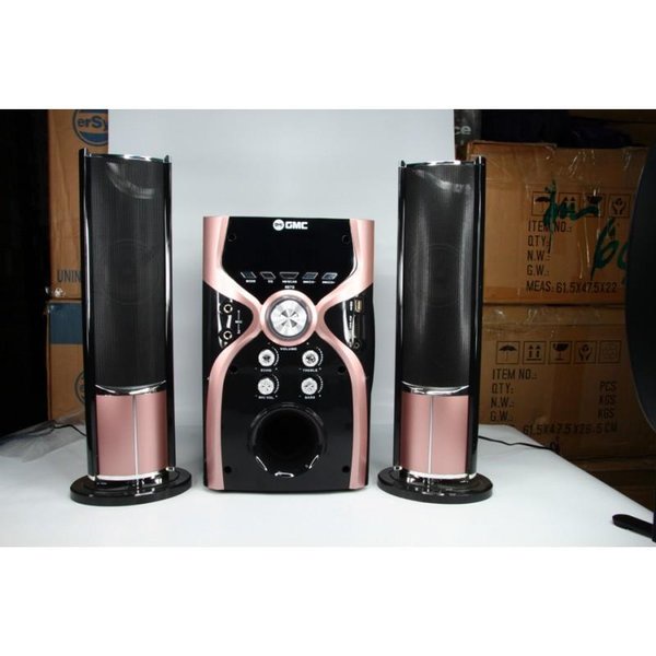 GMC Speaker GMC 887G Speaker Multimedia Bluetooth USB FM Radio Speaker Karaoke