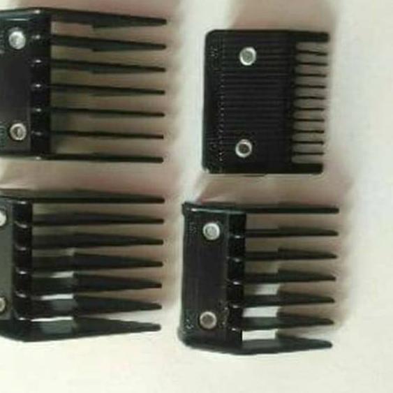 ◄ SET SEPATU UKURAN WAHL NO 1 SAMPAI 4 PLAT BESI SISIR JARAK TAPAK MESIN CUKUR RAMBUT WAHL ●