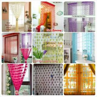 Tirai benang love BISA PILIH WARNA Shopee Indonesia Tirai benang love BISA PILIH WARNA Shopee Indonesia