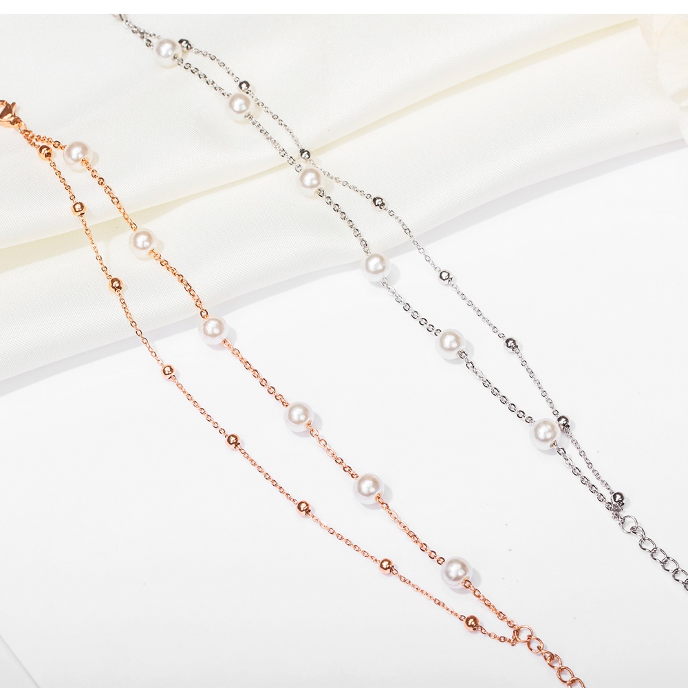 OLEVS Gelang Wanita baja Titanium Rose Gold-3