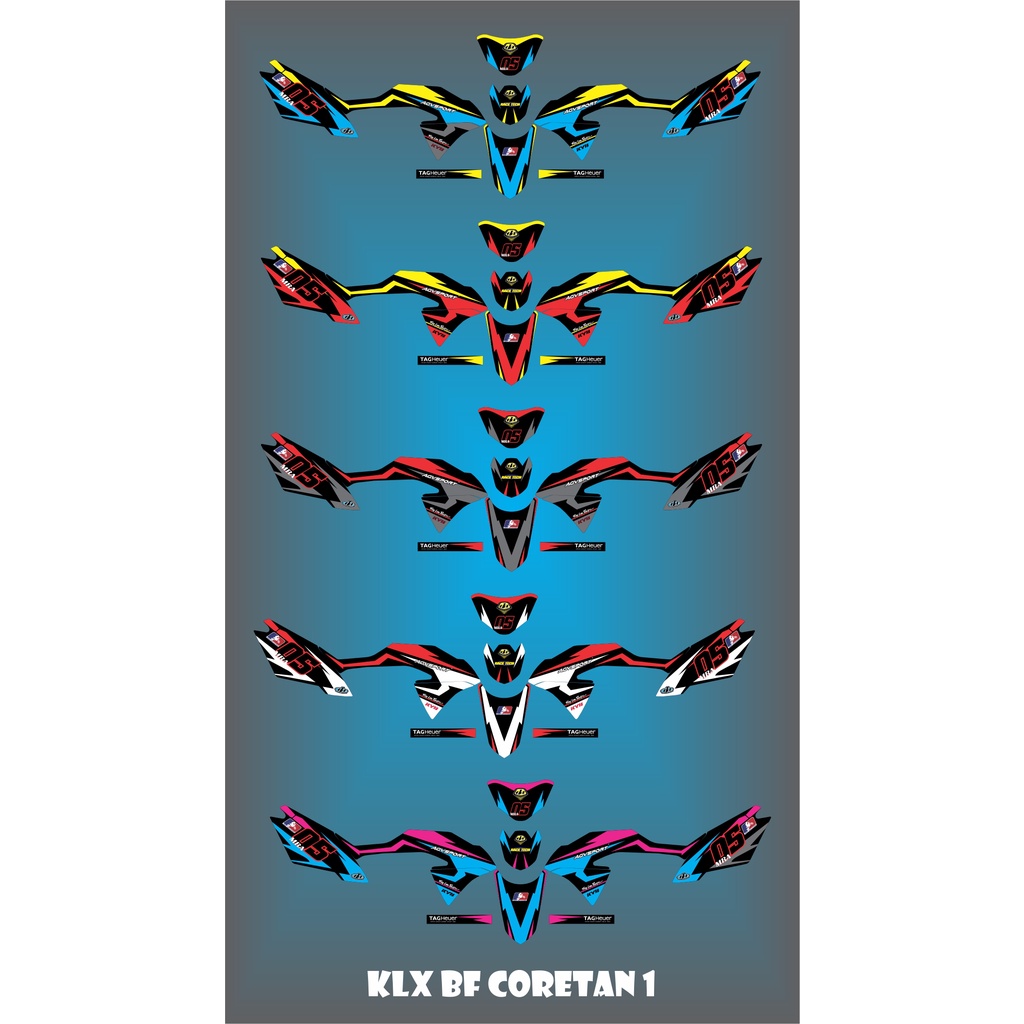 striping KLX 150 BF/ striping KLX BF / dekal klx / stiker motor klx / striping klx 150 bf