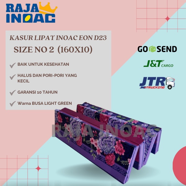 KASUR BUSA LIPAT INOAC EON D23 160X10 ORIGINAL INOAC GARANSI 10 TAHUN - RAJAINOAC