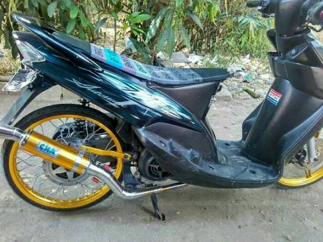 Modifikasi Motor Mio Sporty Warna Kuning ~ 1000+ Modifikasi Mobil - Motor