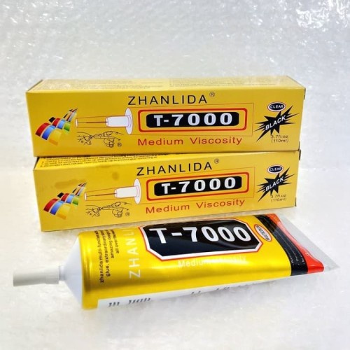 Zhanlida Glue Perekat Lem Touchscreen Lem Lcd T7000 T-7000 Hitam - 110ml