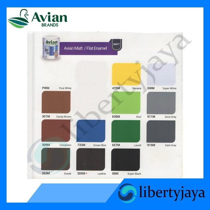 0.9Lt 303M Suede Matt Enamel Cat Synthetic Besi Kayu Avian Paint