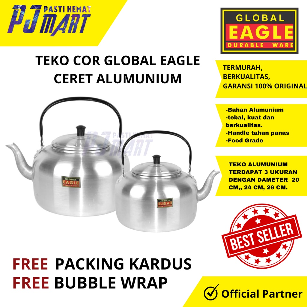 Teko Cor Eagle | Ceret Eagle | Teko Pegangan hitam