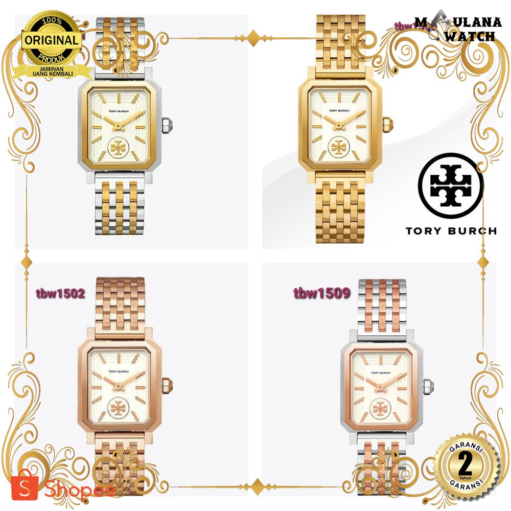 [ TORY BURCH ORI - GARANSI ] JAM TANGAN PRIA WANITA | RANTAI | KULIT | KARET | MURAH | WANITA ORIGIN